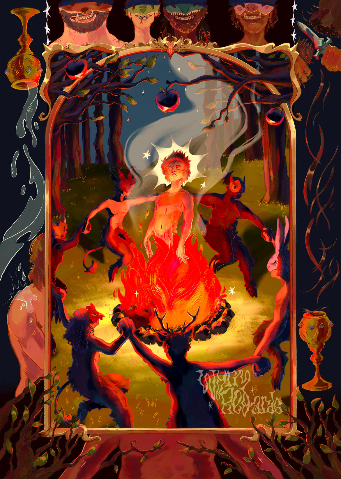 The World Beyond Zine - Page Illustration